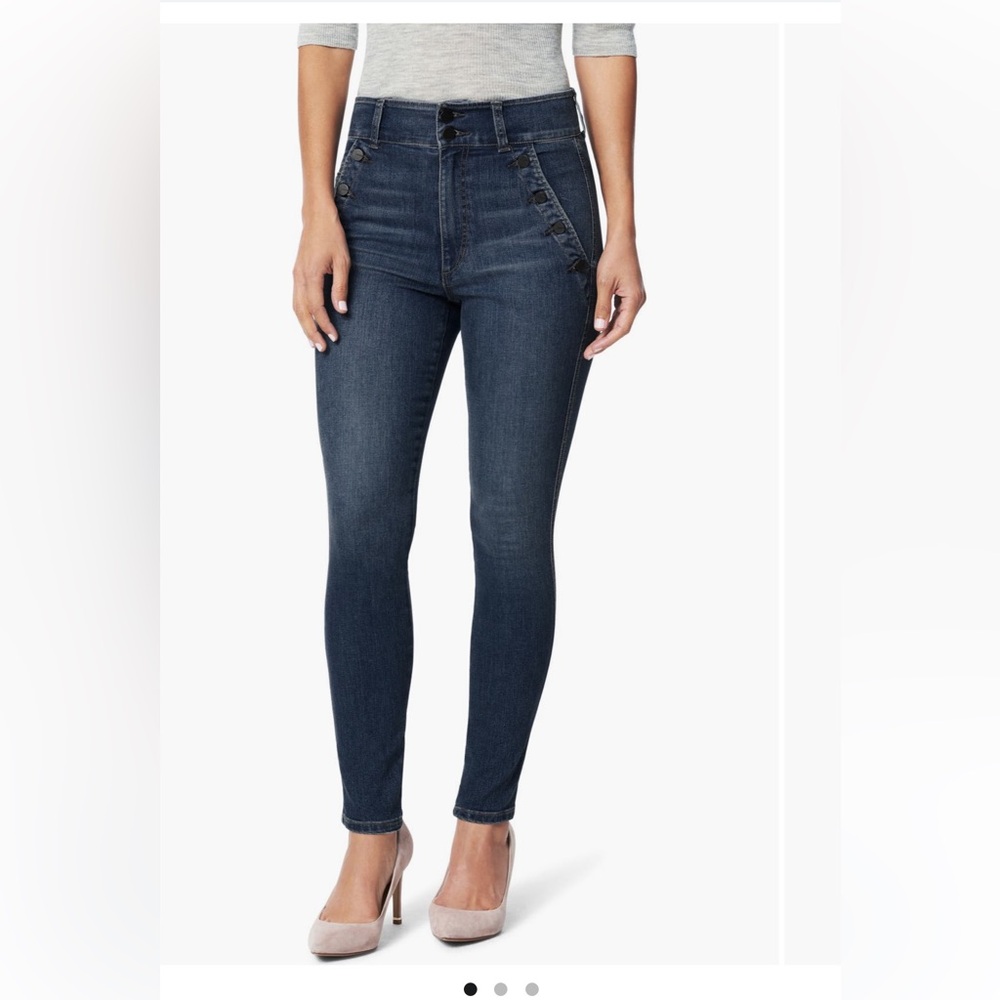Joe's High Waist Ankle Skinny Jeans, size 30, color  Coyote